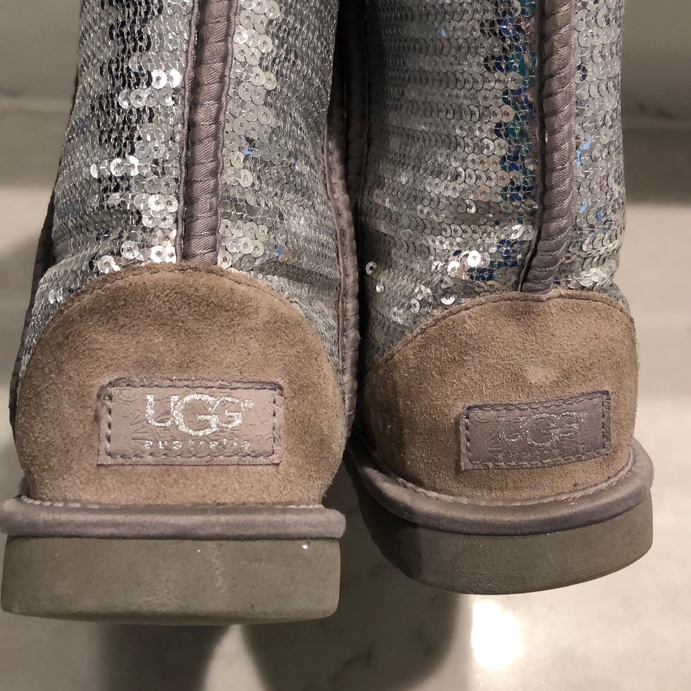 Sparkling Ugg Boots With Sequence - image 3